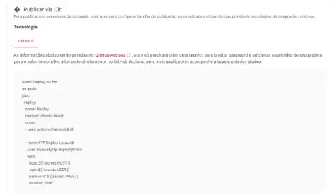 Hospedagem de Site Publicação via GitHub