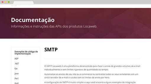 Código de Implementação JAVA, ASP, .NET, RUBY e Outros